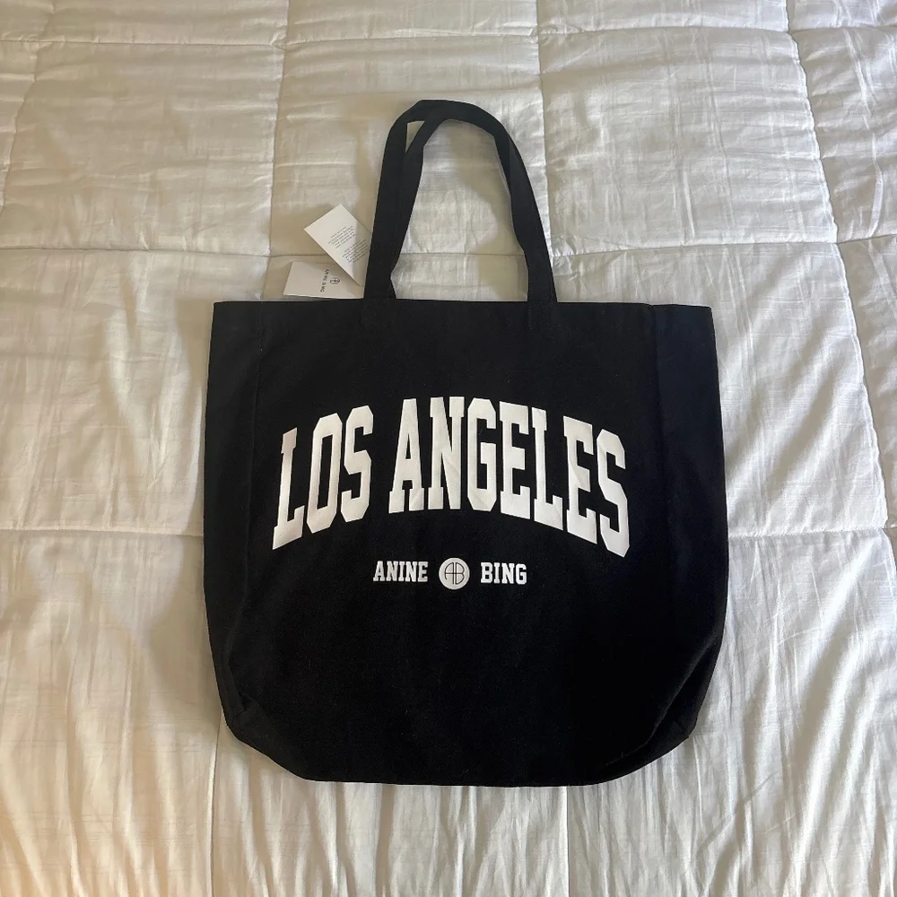 Anine Bing Remy Canvas Tote - Picture 6 of 8